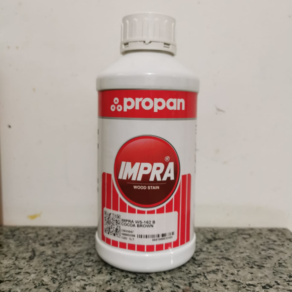 IMPRA WOOD STAIN WS-162B PROPAN WARNA KAYU COCOA CANDY WALNUT BROWN