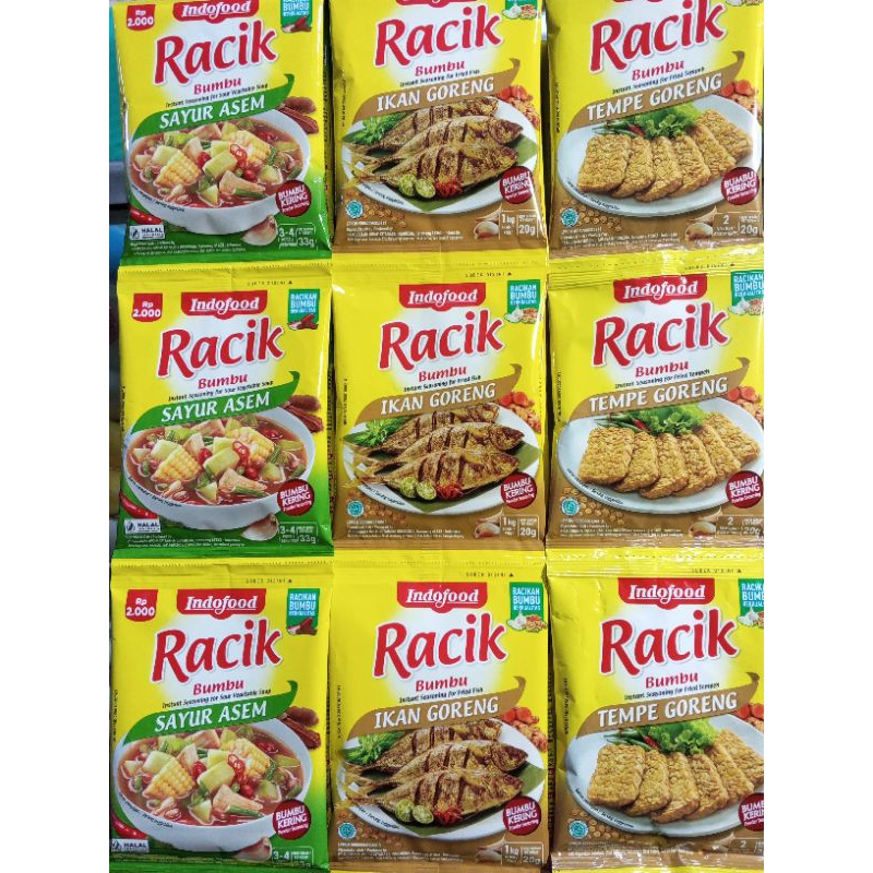 

Bumbu Racik Indofood isi 10 Sachet