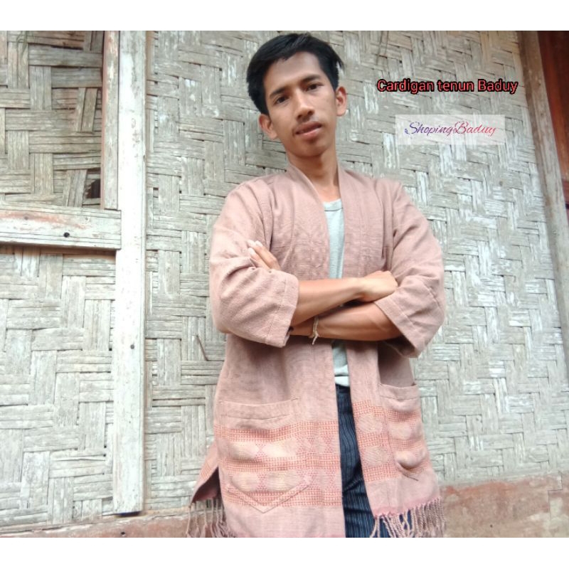 baju tenun Baduy , cardigan baduy