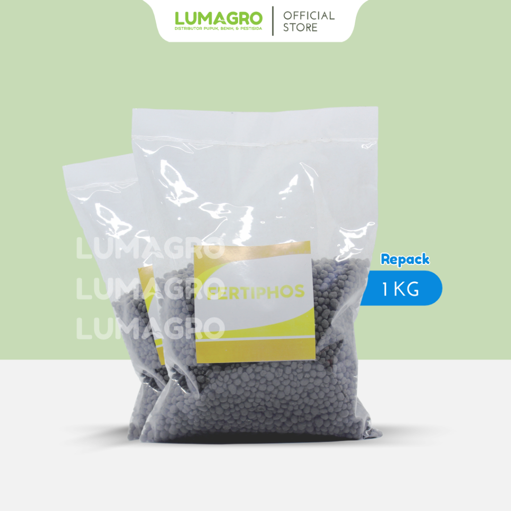 Pupuk Fertiphos 1kg Repack Pak Tani Nutrisi Untuk Melebatkan Memperkuat Akar Tanaman Fertipos