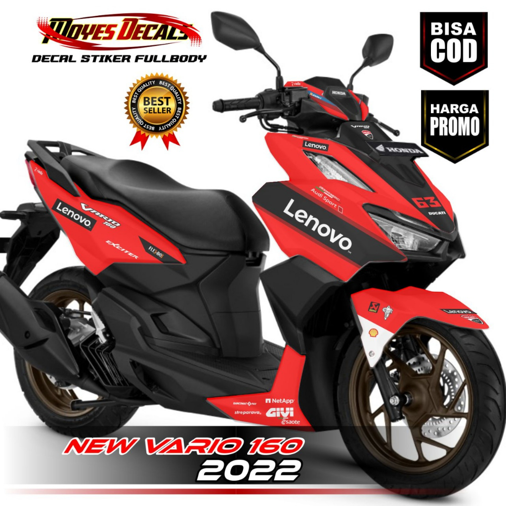 Decal Sticker Fullbody Vario 160 - Sticker Vario 160 New 2022 MYS169