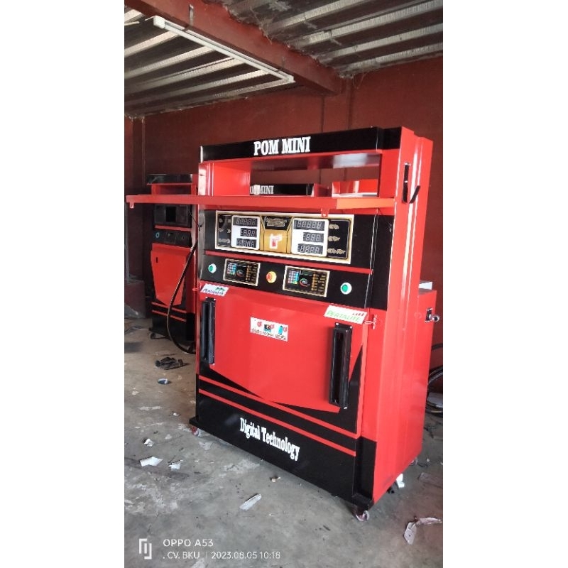 pom mini 2 nozzle 210 ltr x2  versi tutup