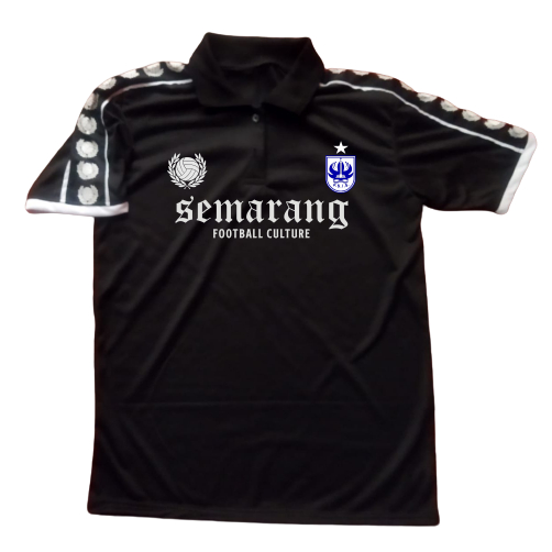 kaos psis model lakos warna hitam