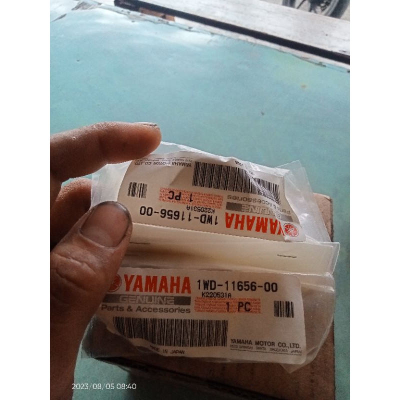 PLANE BEARING, CONNECTING ROD R25/MT25 ORIGINAL KODE 1WD-11656-00 warna biru