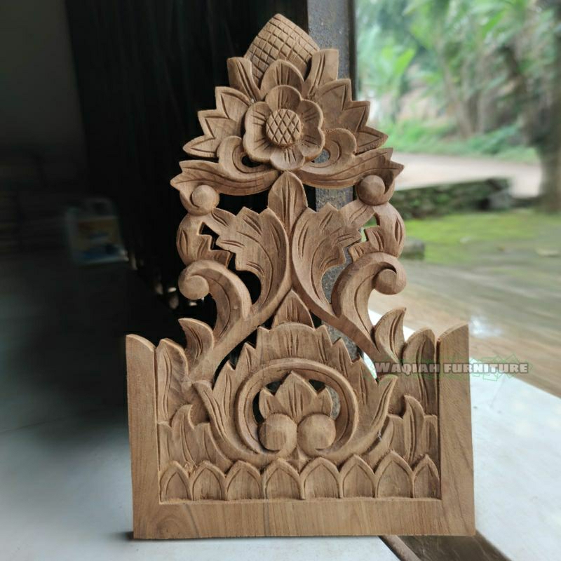 Ornamen ukir soko guru joglo || Ukiran umpak soko joglo jati || ukiran tiang joglo