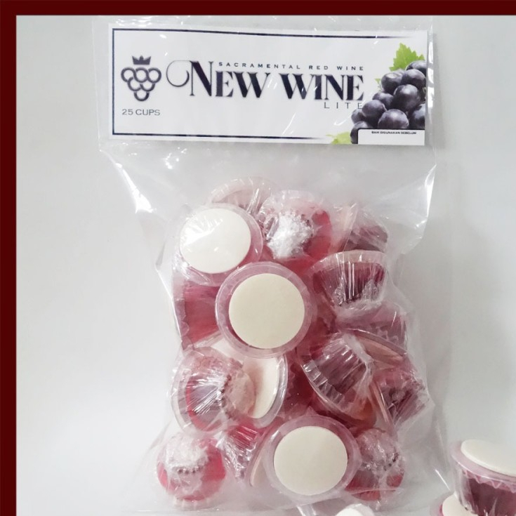 

Paket Anggur Perjamuan Kudus Lite + Hosti Polos - isi 25