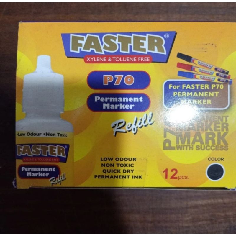 

Isi Tinta Spidol Permanent Marker P70 Faster