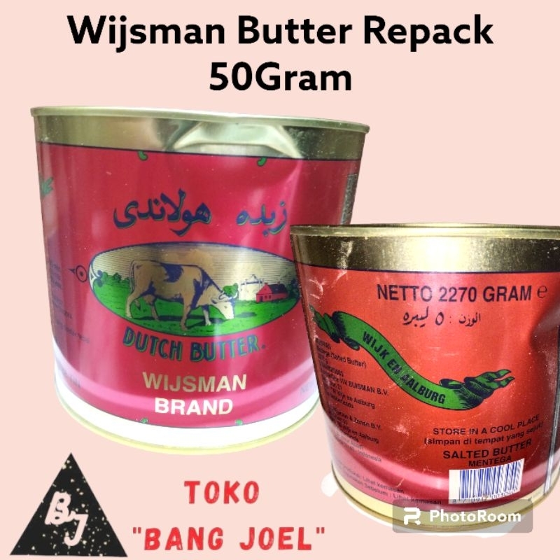 Butter Cream Repack 50 Gram / Wijsman Dutch butter cream, Orchid butter cream, anchor butter cream