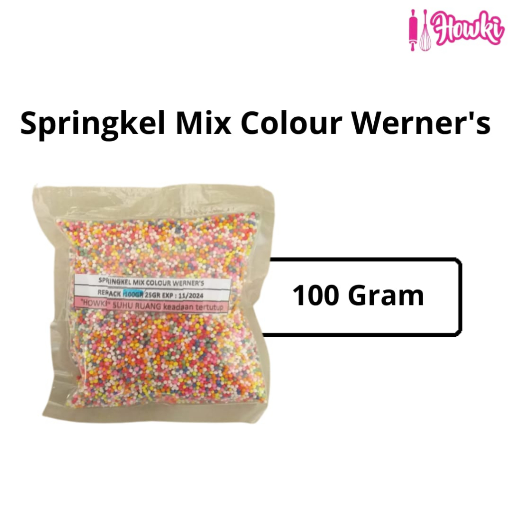 

Springkel Mix Colour/ Warna Warni Repack 100 gr