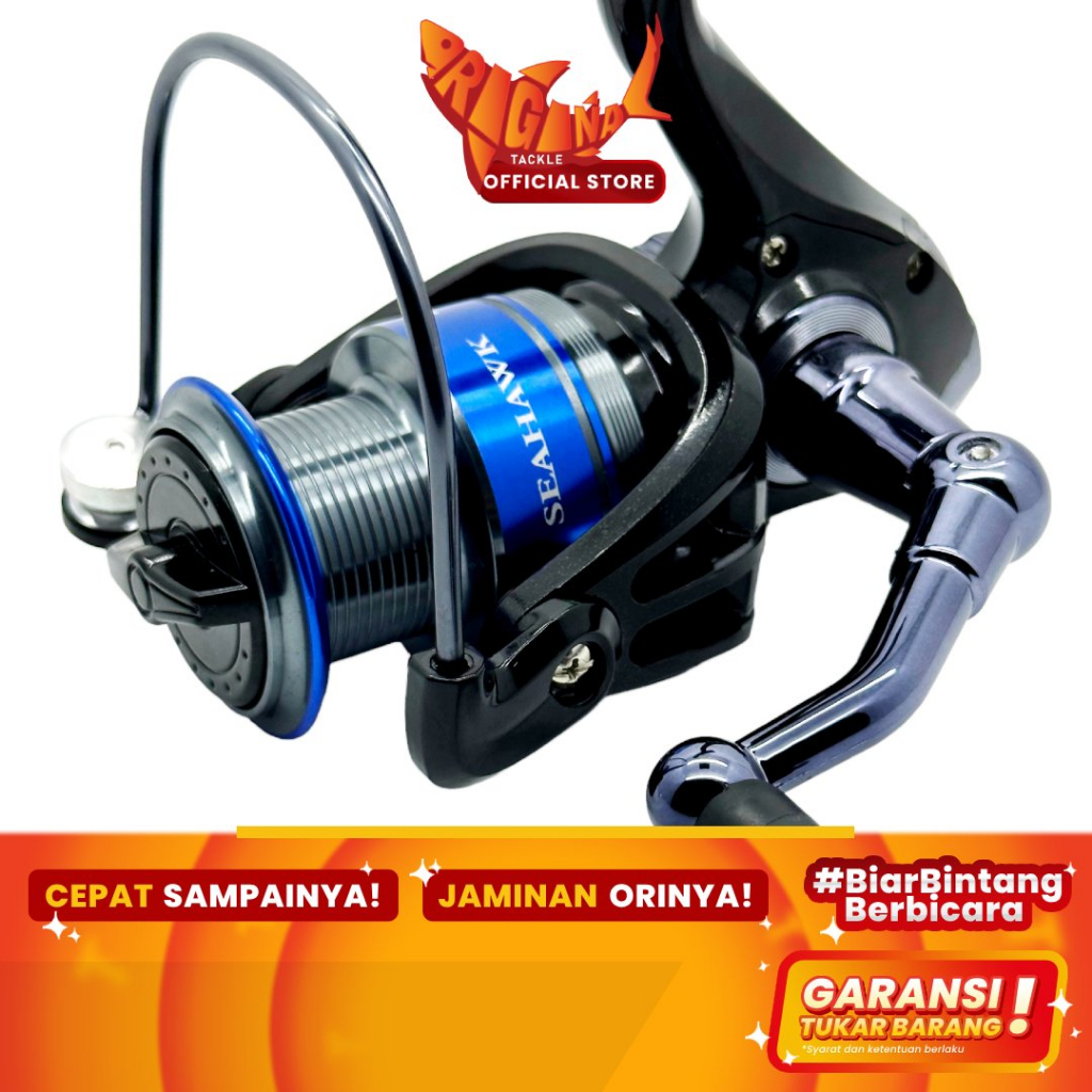 Reel Spinning Seahawk Deep Runner Graphite 2500 3000 6000