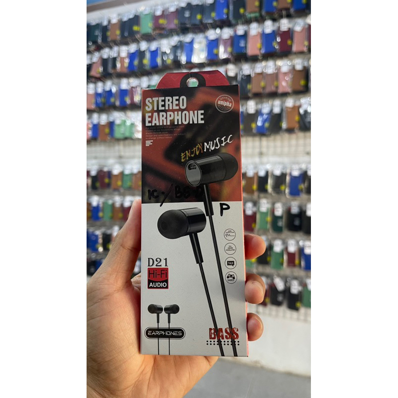 Headset Earphone Stereo D21