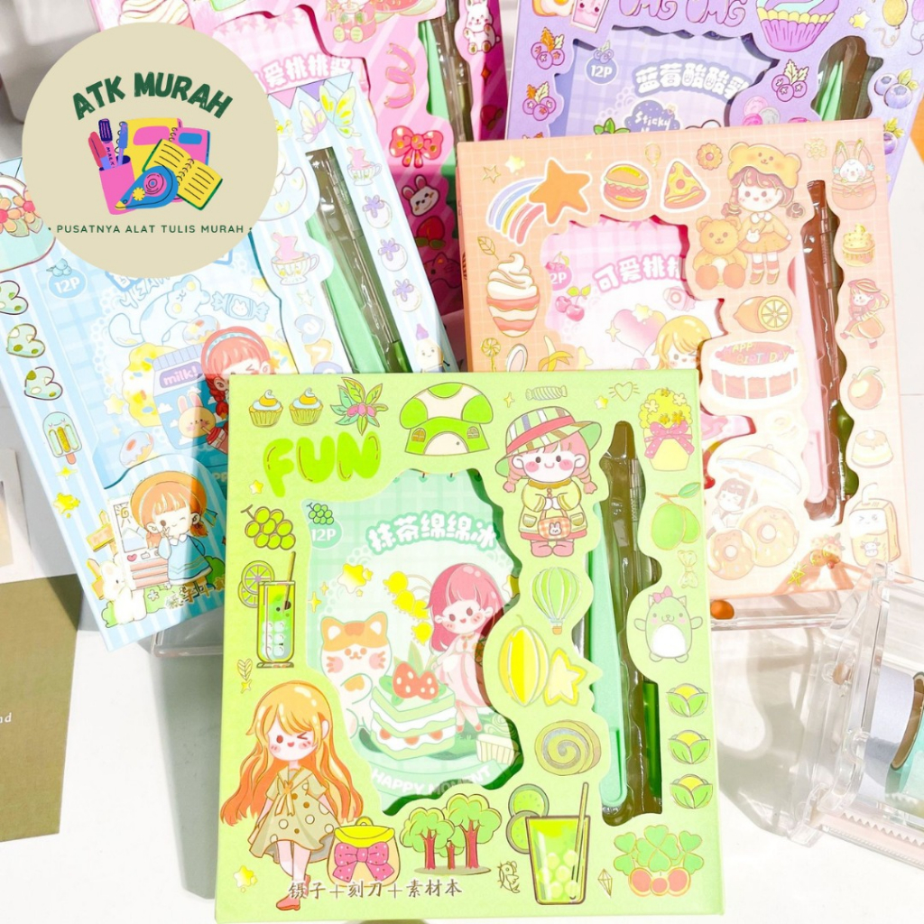 

Sticker WD-A601 BOX BUKU STIKER PLUS PENJEPIT TERMURAH COD ALAT-ALAT SEKOLAH AESTHETIC KOREA