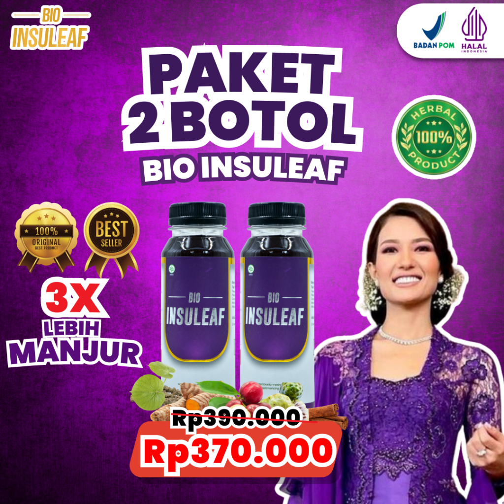 

PAKET 2 BOTOL BIO INSULEAF - SOLUSI ATASI DIABETES