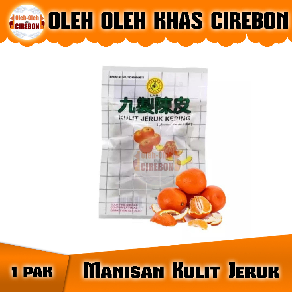

Kulit jeruk Kering Manisan jeruk Manisan Kulit Jeruk Kering 25gram