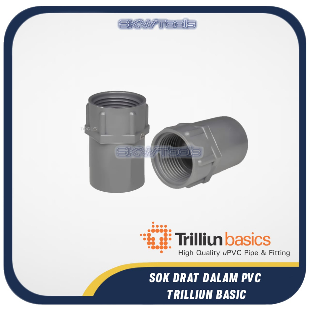 Faucet Socket 1/2" 3/4" 1" 1/2"X3/4" 1"X1/2" TS PVC / Socket Sock Sok Drat Dalam (1/2) (3/4) (1) Inc