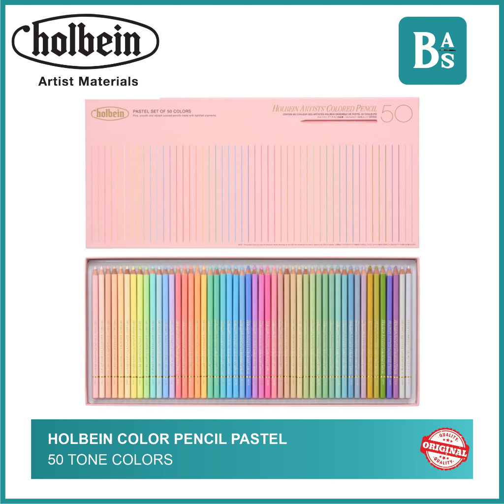 

Holbein Color Pencil Pastel 50 Tone Colors
