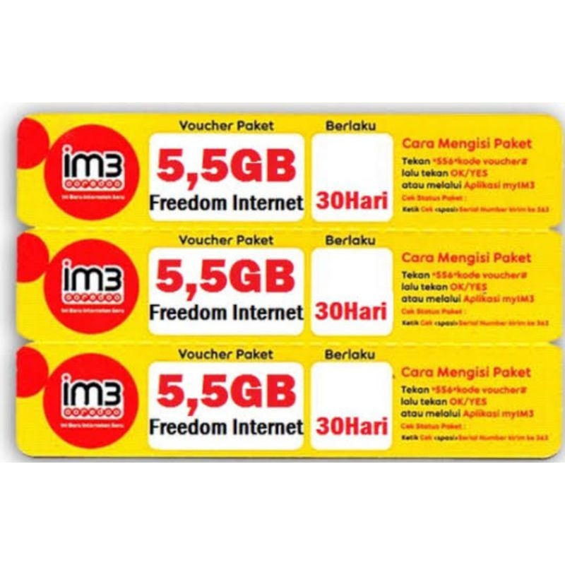 Freedom Unlimited 5,5GB - Indosat