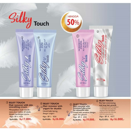 ❤rfarrelmarket❤SILKY TOUCH MY WAY / KRIM PERONTOK BULU / KRIM PENGHILANG BULU / my way silky pengham