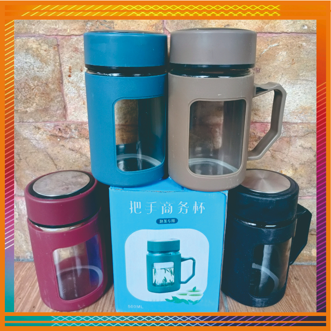 GELAS MUG JAR DENGAN BOX KOPI GELAS MINUM MUG JAR KACA SOUVENIR  GELAS MUG SOUVENIR GELAS MUG JAR KO