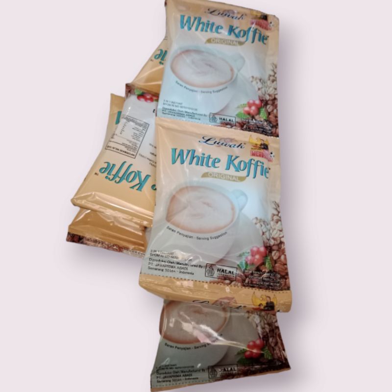 

kopi sachet luwak white kofee 1 renceng