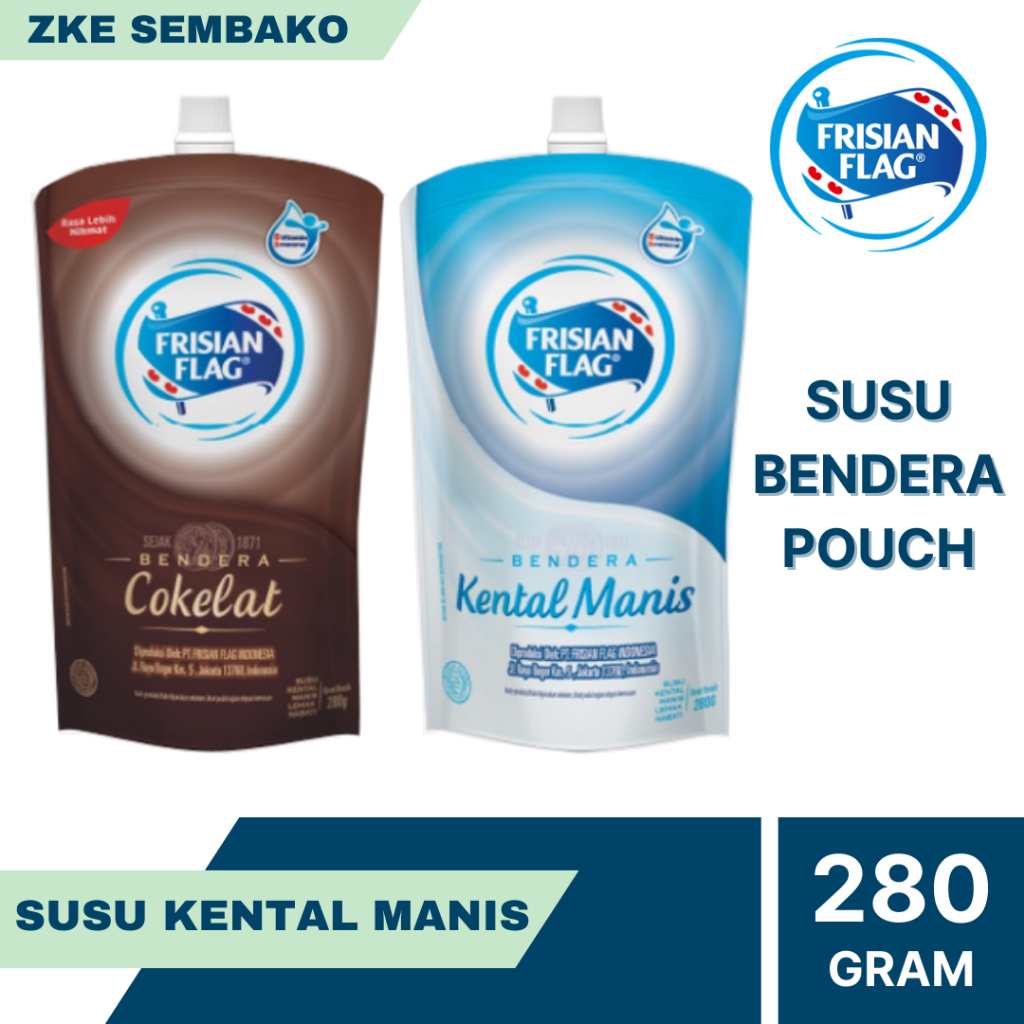 

Frisian Flag Susu Bendera / Susu Kental Manis Pouch 280gr