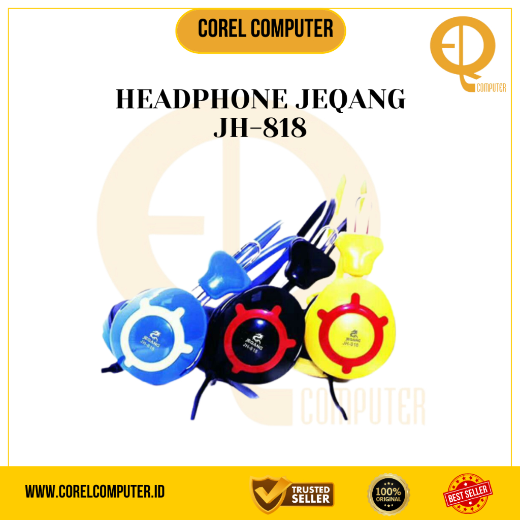 HEADPHONE JEQANG JH-818 / HEATSET GAMING / HEADPHONE GAMING / HEADPHONE GAMING JEQANG ORIGINAL