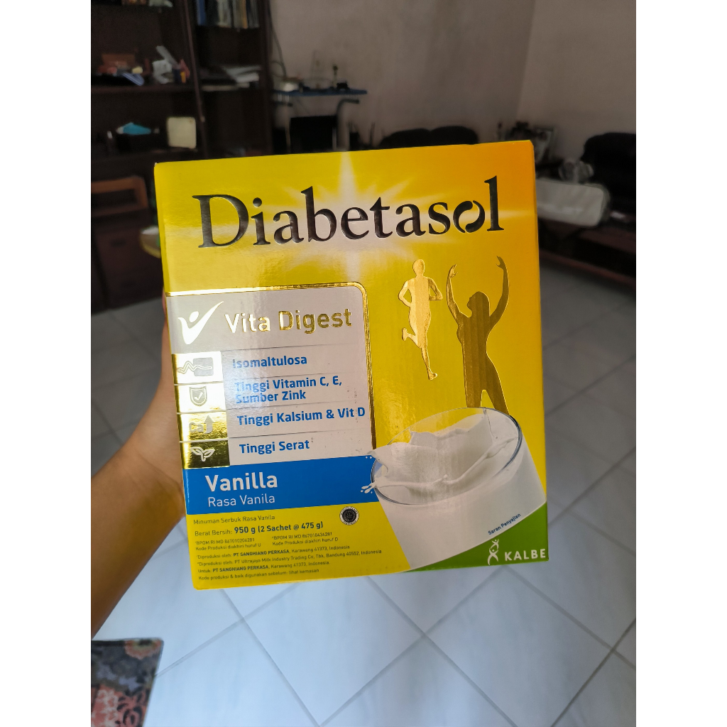 

Susu Diabetasol 950 gram rasa Vanilla