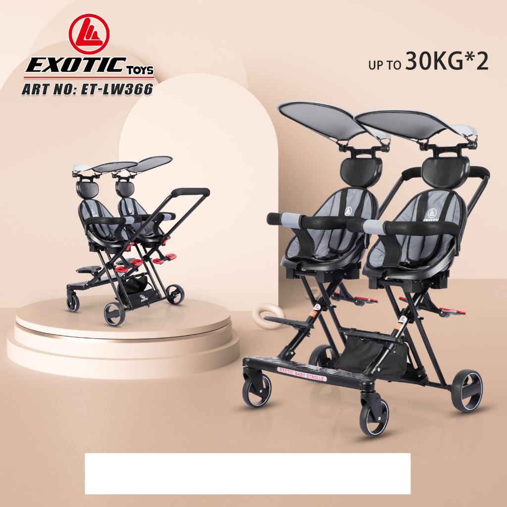 Magic baby stroller kembar twins Exotic LW 366