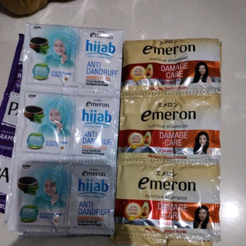 shampoo emeron sachet renceng