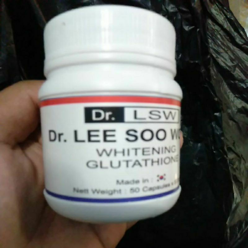 DR LSW PEMUTIH KULIT WAJAH SELURUH BADAN WHITENING KAPSUL GLUTATHIONE COLLAGEN BPOM PERMANEN ASLI OR