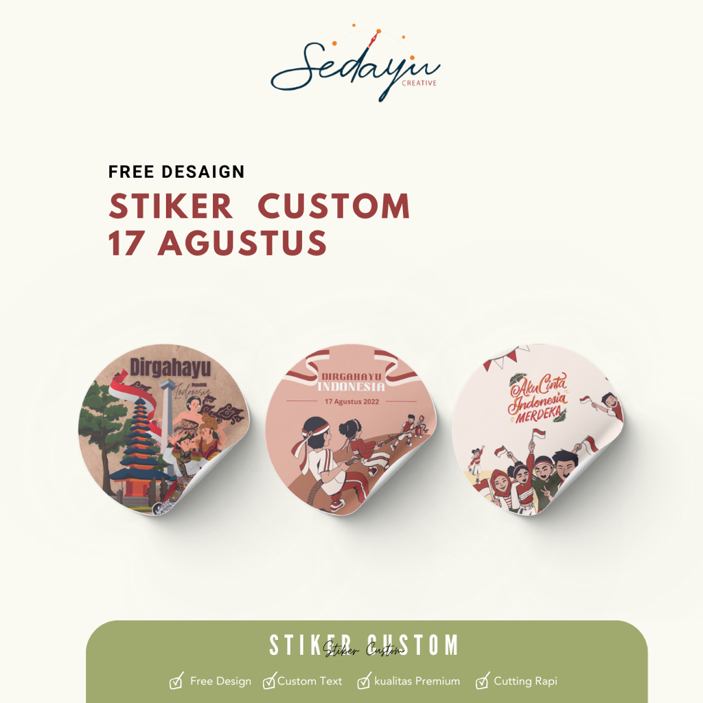 

Sticker Agustusan | Sticker 17 Augustus | Sticker Kemerdekaan | Edisi Agustusan
