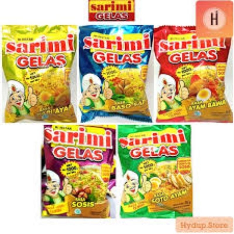 

Sarimi Gelas Mi Instan lengkap dengan sosis 30gr