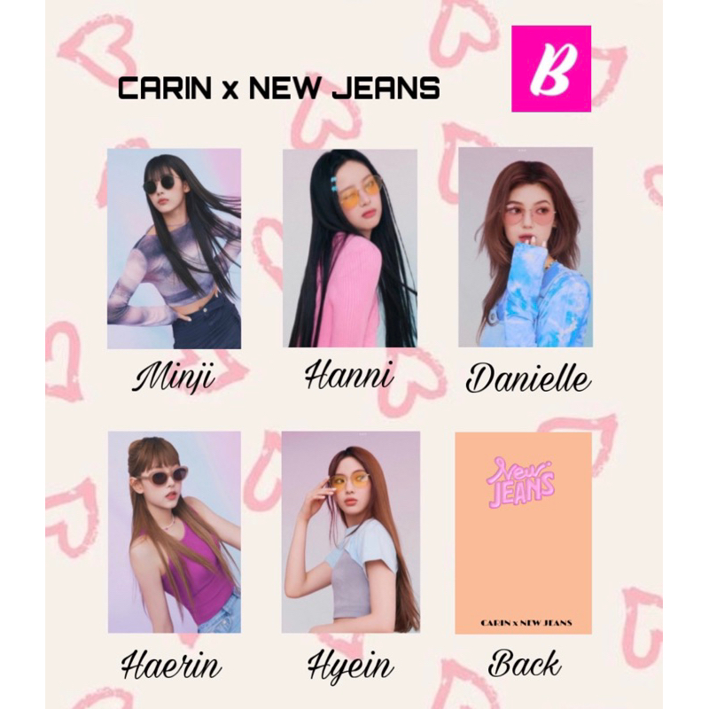 NEW JEANS CARIN PHOTOCARD UNOFFICIAL