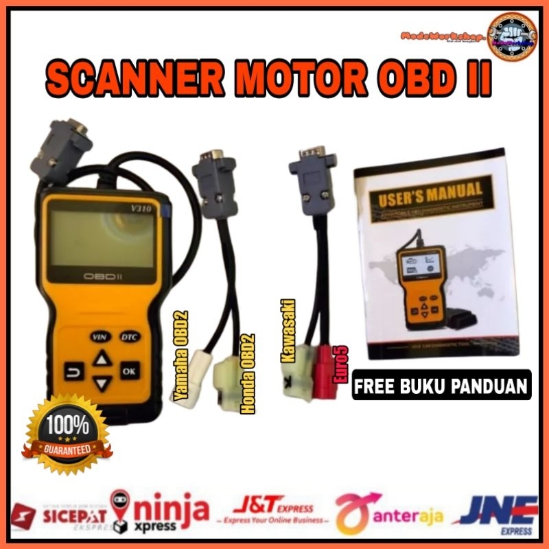 Scanner OBD2 scanner alat diagnostik mesin Trouble code reader V310 OBD2 motor