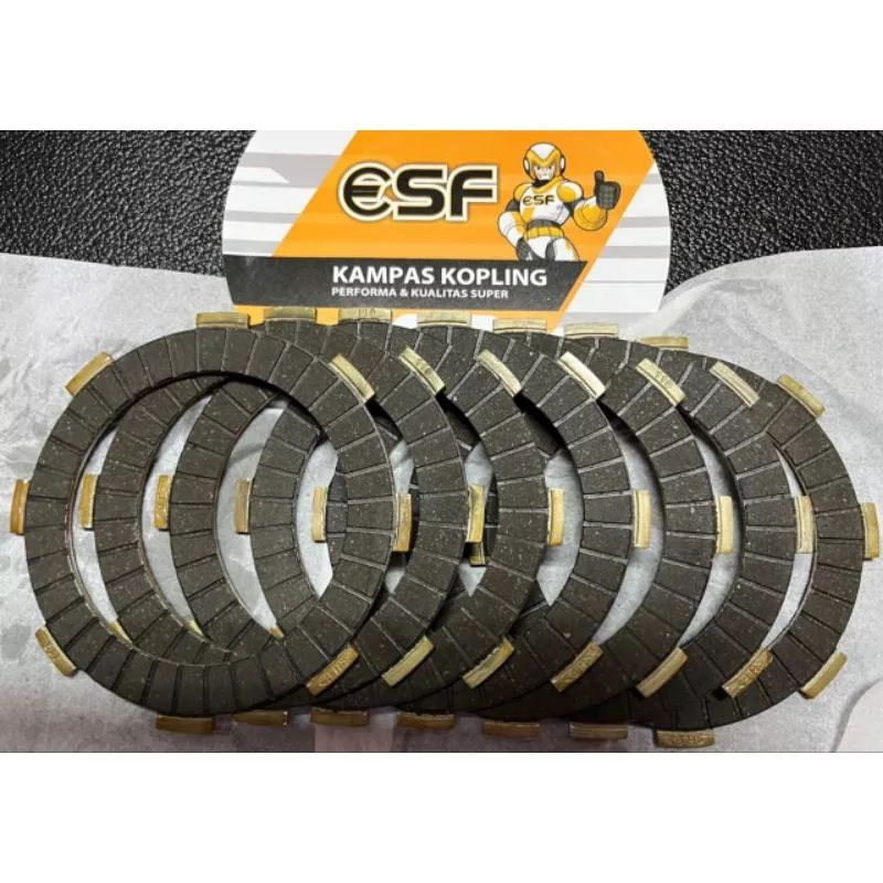 Kampas Kopling isi 7 for viar 150 200 300 original ESF kampas kopling roda 3 viar