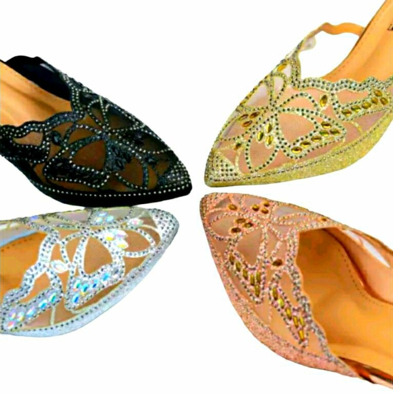 sendal formil wanita/sendal pesta/sendal high heel/sendal hak kaca