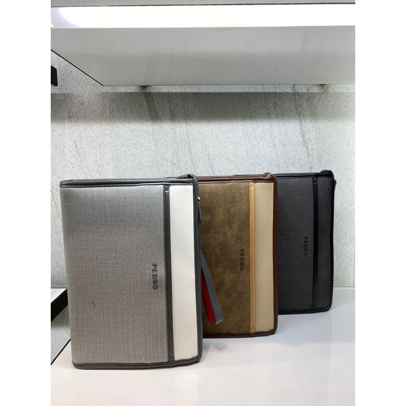 Tas pria clutch Pedro original store