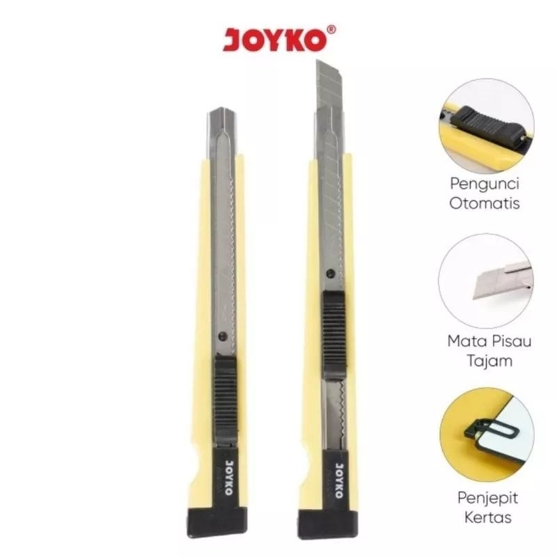 

Cutter Pemotong Joyko A-300A / Cutter Pisau Blade Kecil