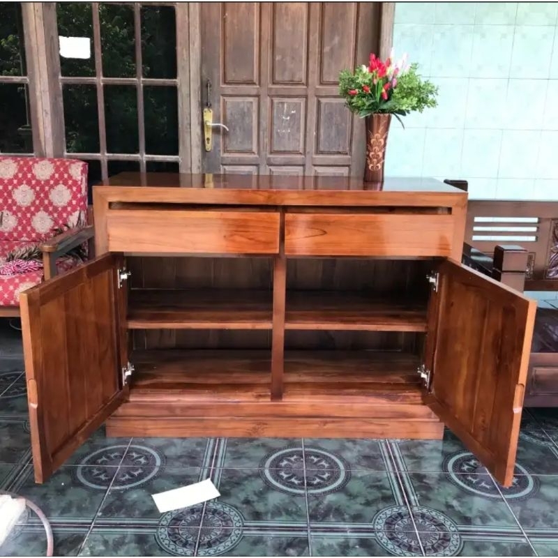 BUFET JATI JEPARA, BUFET TV JATI, BUFET MINIMALIS