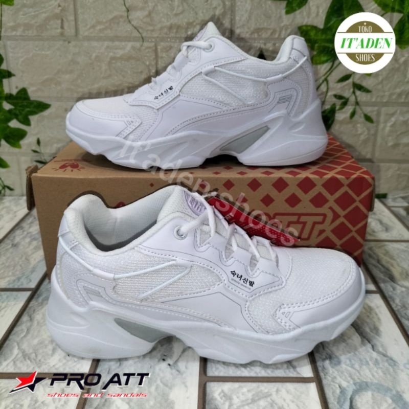 sepatu pro ATT wanita LIX 520 Putih putih