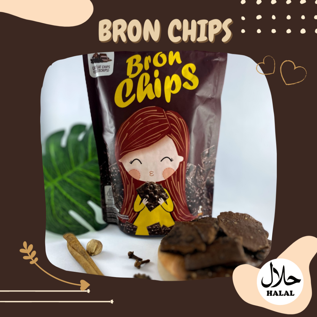 

(BEST SELLER) BRONCHIPS KERIPIK BROWNIES CHOCOCHIPS MANIS RENYAH 60 GRAM