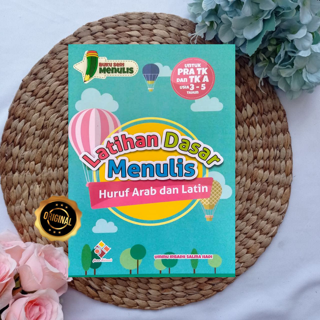 Buku Pra TK Dan TK Latihan Dasar Menulis Huruf Arab Dan Latin