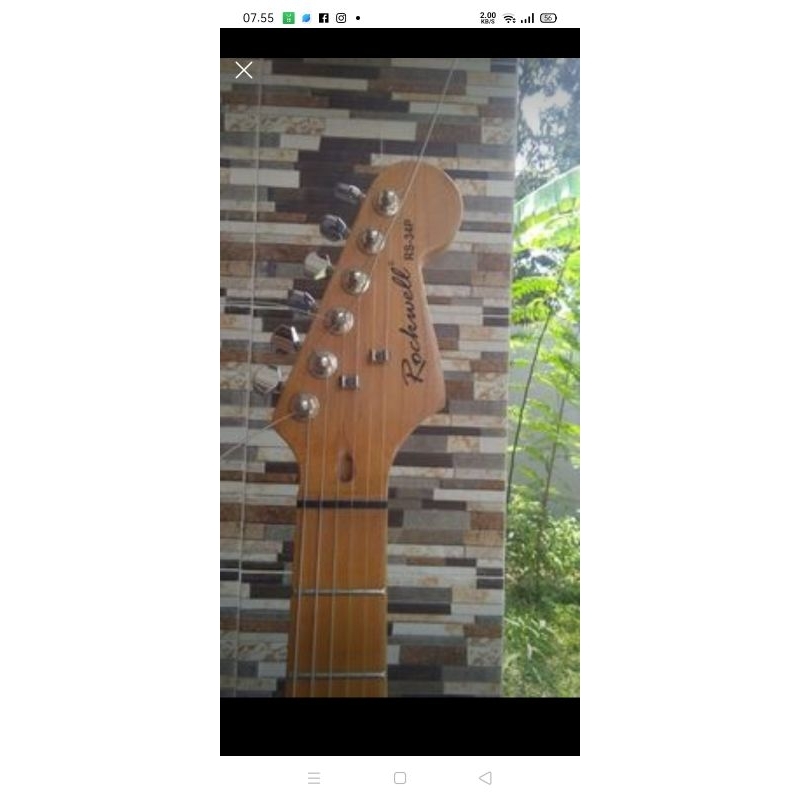 gitar listrik rockwell stratocaster