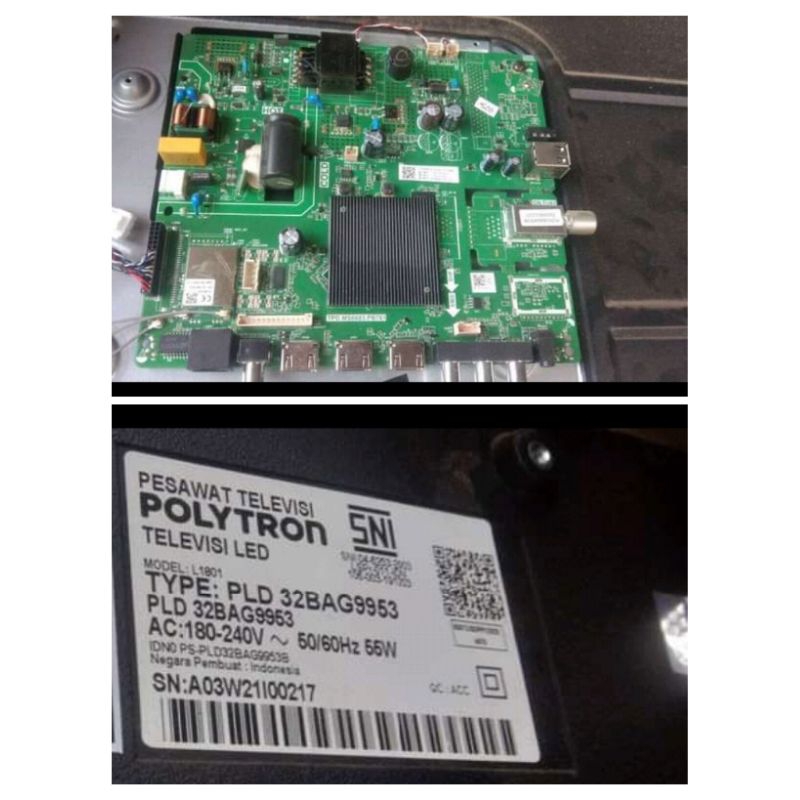 MAINBOARD POLYTRON PLD 32BAG9953 PLD32BAG9953