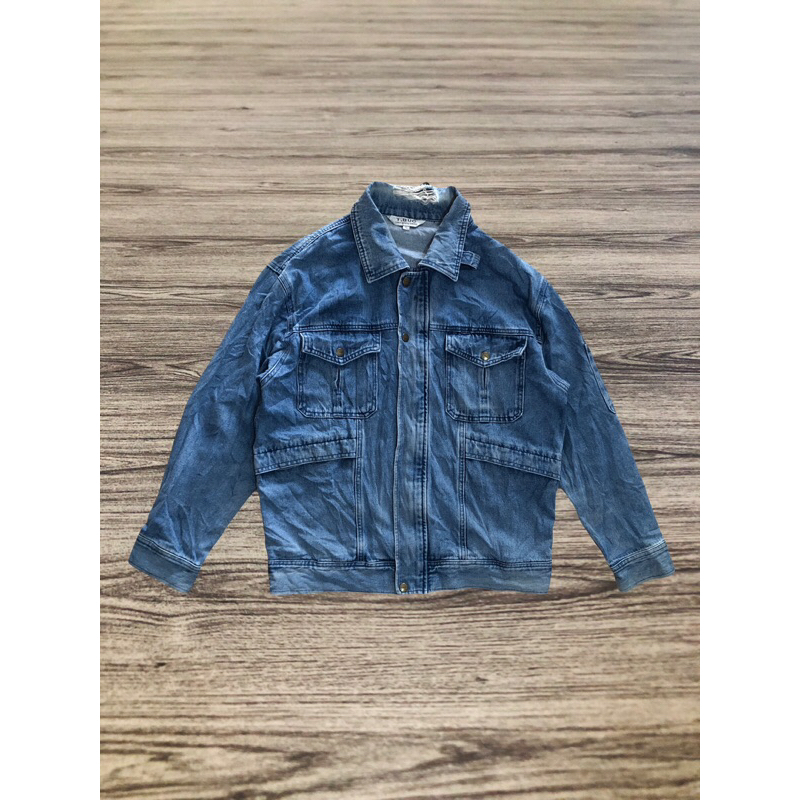 work jacket wear jeans denim trucker t.buc