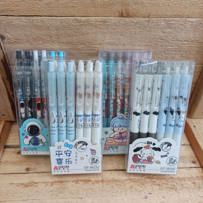 

(12PC)BOLPOIN GEL KARAKTER AODEMIE