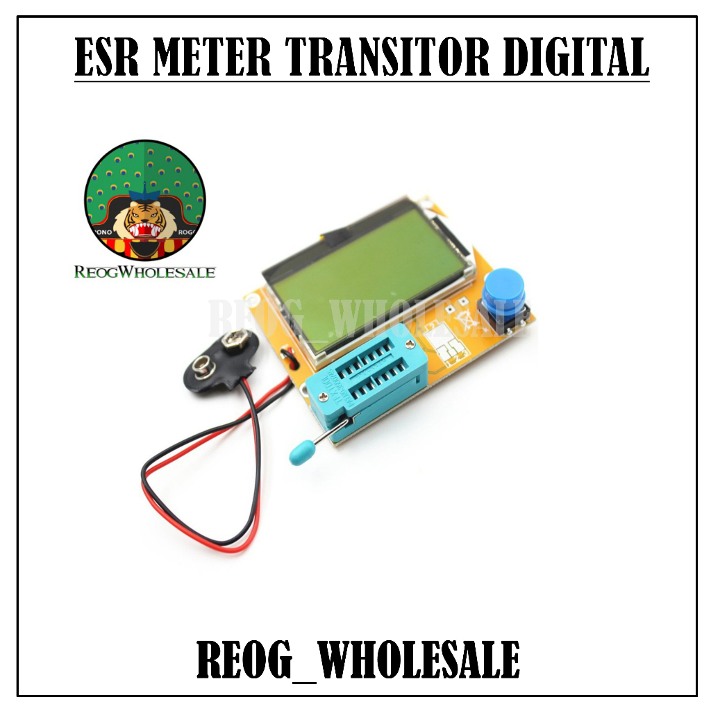 ESR Meter Transistor Tester Digital RCD LCR T4 LED Mosfet Dioda Triode Elco PCB MOS/PNP/NPN Screen