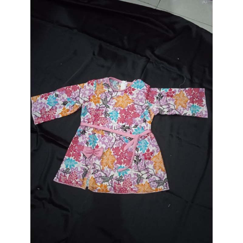 (2 tahun) Tunik Anak Flower realpict/Baju Anak Medan/Tunik Anak Medan
