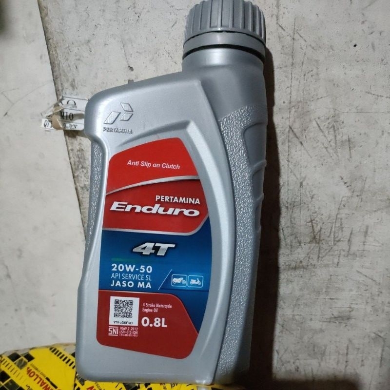 OLI ENDURO 4T 20W-50 0.8L SUPRA KARISMA GRAND ASTREA SUPRA X125 SUPRA FIT NEW VEGA JUPITER Z SUPRA F