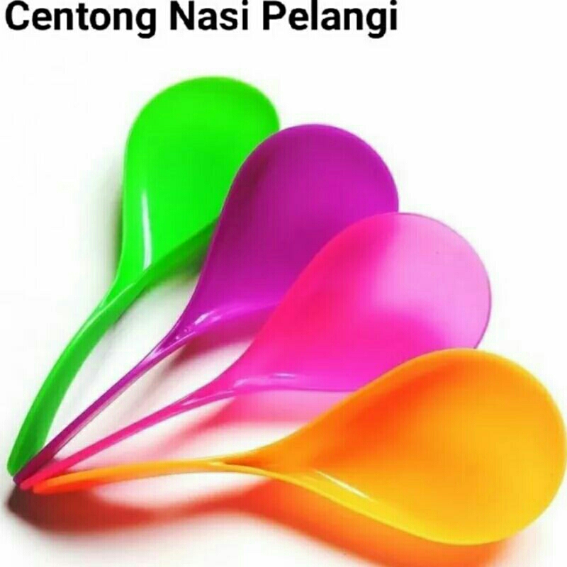 Centong Nasii Plastik Centong Nasi Pelangi Centong Nasi Warna